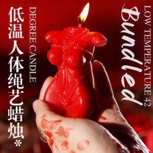 Low-Temperature Wax Play Candle Set for Couples, Red Purple Pink, Adult Sensory Training Prop
