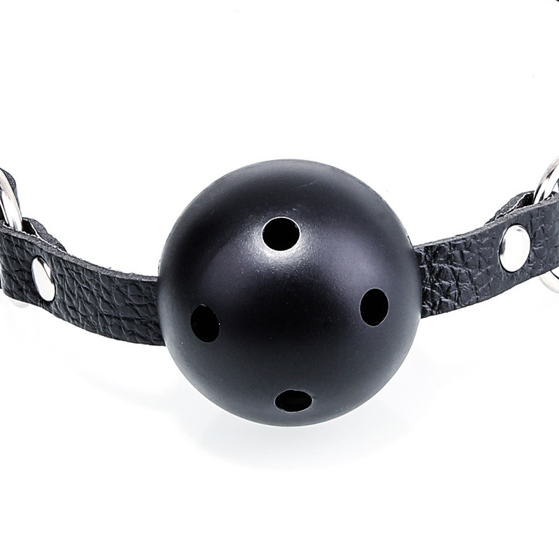 Seven-Piece Bondage Restraint Set with Handcuffs and Blindfold, Black-Red - Image 5
