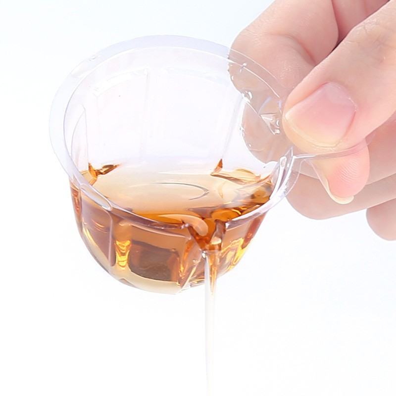 Disposable 40ml Transparent Plastic Urine Cup for Pregnancy & Ovulation Testing - Image 4