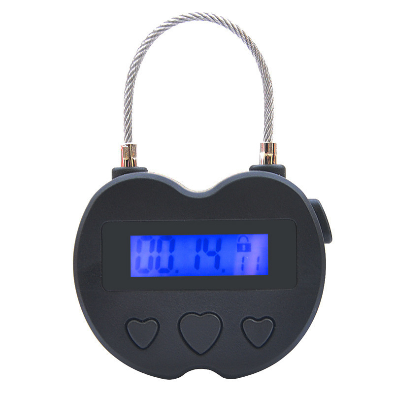 Intelligent Timer Lock, ABS Restraint Timer Lock with Button Control, Black - Image 5