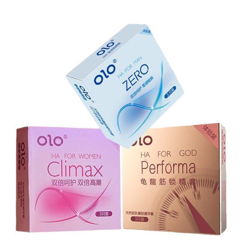 OLO Hyaluronic Acid Condoms 3-Pack, Medium, Thin, Textured - Image 4