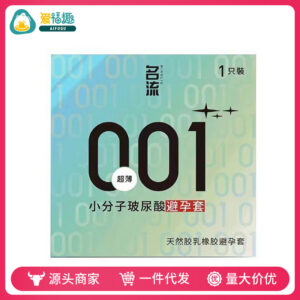 Ultra-Thin Latex Condom, Single Pack, 5-Year Shelf Life