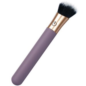 Vibrating Makeup Brush Massager, Discreet Wireless Design, Button Control, PLA Body, 18 cm