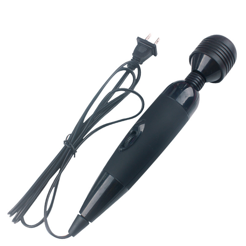 Plug-in Vibrating Prostate Massager, Button-Control Anal Toy with Storage Pouch - Image 3