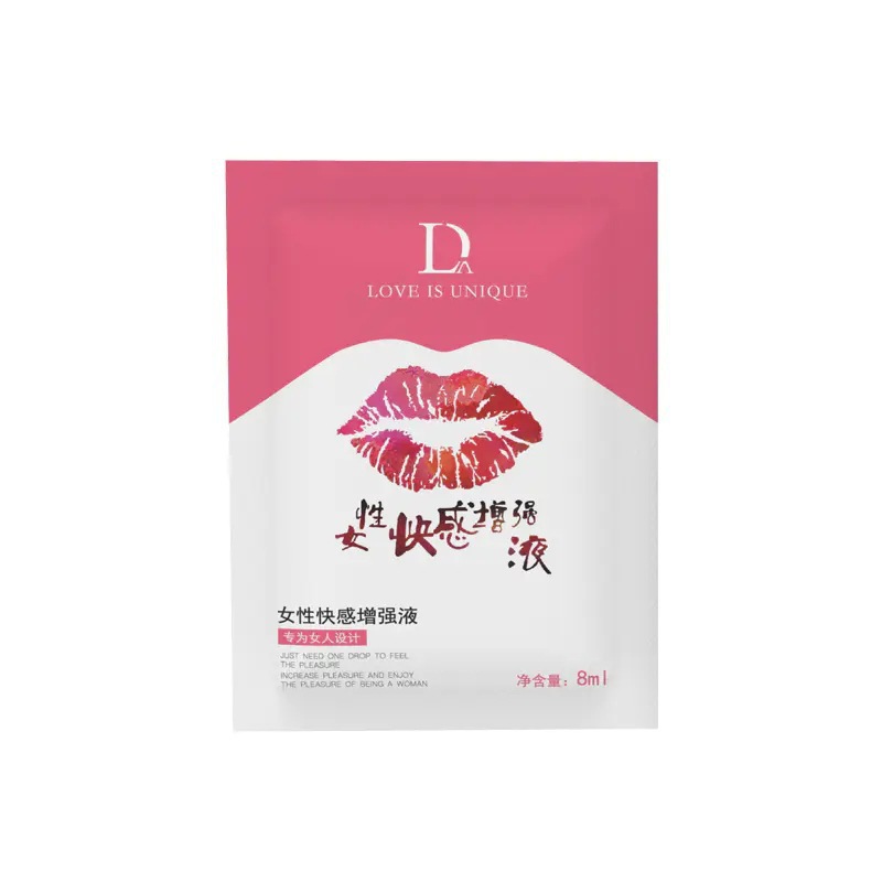 Duoai Red Lips Orgasm Liquid 8ml Bag Pack Female Pleasure Couple Lubricant - Image 5