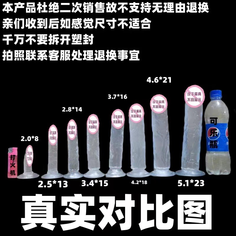 Transparent Crystal Dildo 18 cm with Suction Cup for Vaginal and Anal Play - Image 3