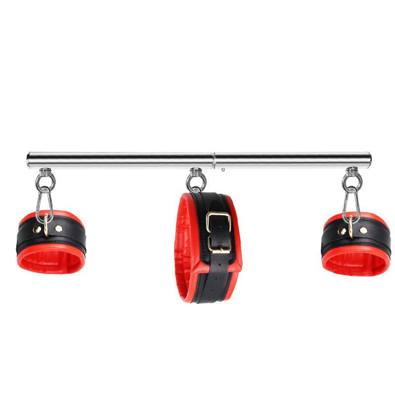 Jiuai Bondage Set with Contrast Color Handcuffs and Heart-shaped Red Candle - Image 5