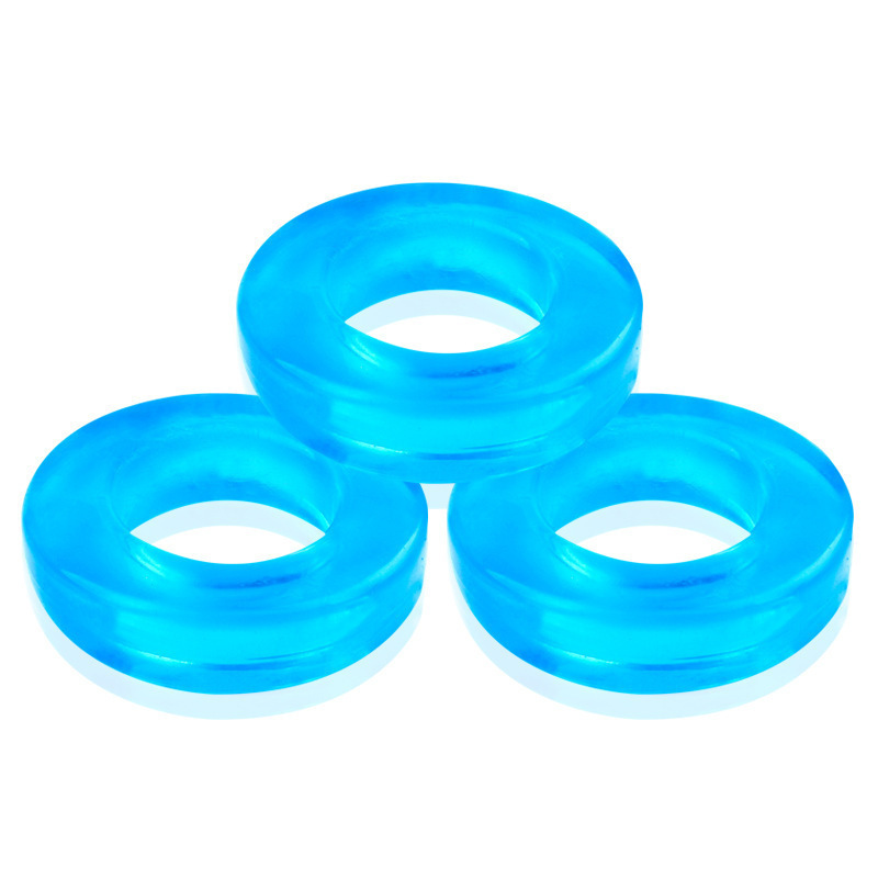 Male Chastity Cock Ring, TPE Sperm-Locking Sun Ring, Manual Adult Toy - Image 5