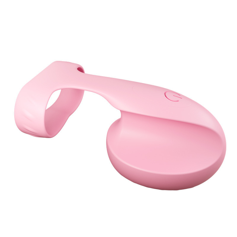 Vibrating Double-Finger Play Set, Silicone Button-Control Intimate Massager, Purple - Image 5
