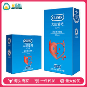 Durex Bold Love Ultra-Thin Condoms, Long-Lasting, Natural Latex, 3-Pack