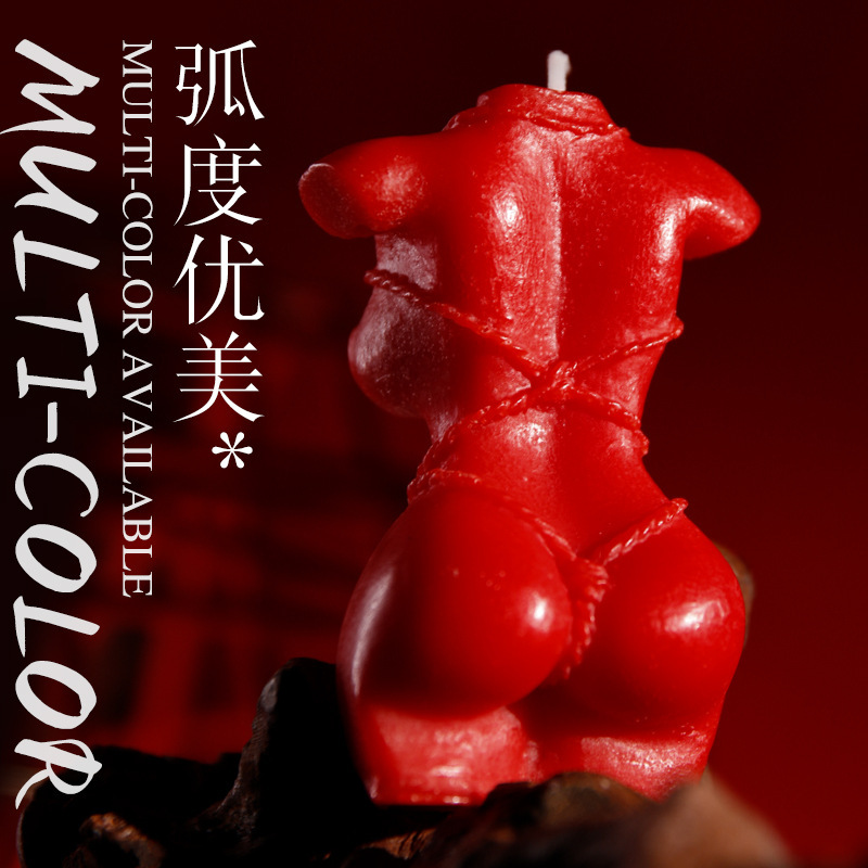 Low-Temperature Soy Wax Massage Candle for Couples, Red Fragrance Candle - Image 2
