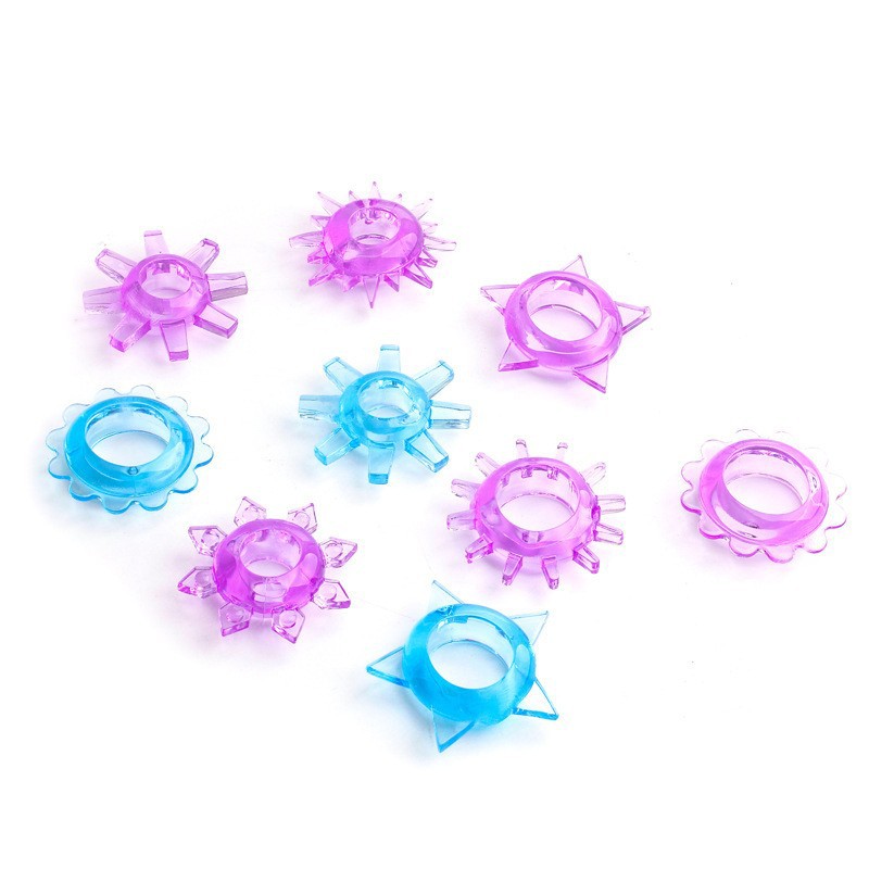 TPE Locking Delay Penis Ring, Anti-Rolling Foreskin Barrier Ring, Random Color - Image 4