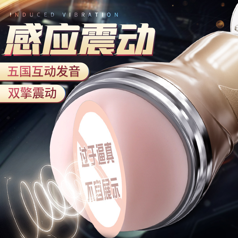 Mystery Fantasy 001 Vibrating Male Masturbator with Suction and Sound - Image 4