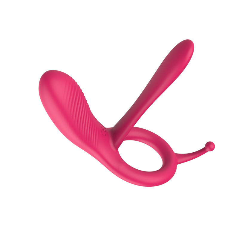 Remote Control Rechargeable Vibrating Ring with Long Tongue, 10-Frequency Silicone Cock Ring - Image 5