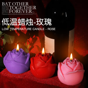 Jiuai Rose Low-Temperature Massage Candle Soy Wax Couples Sensory Play