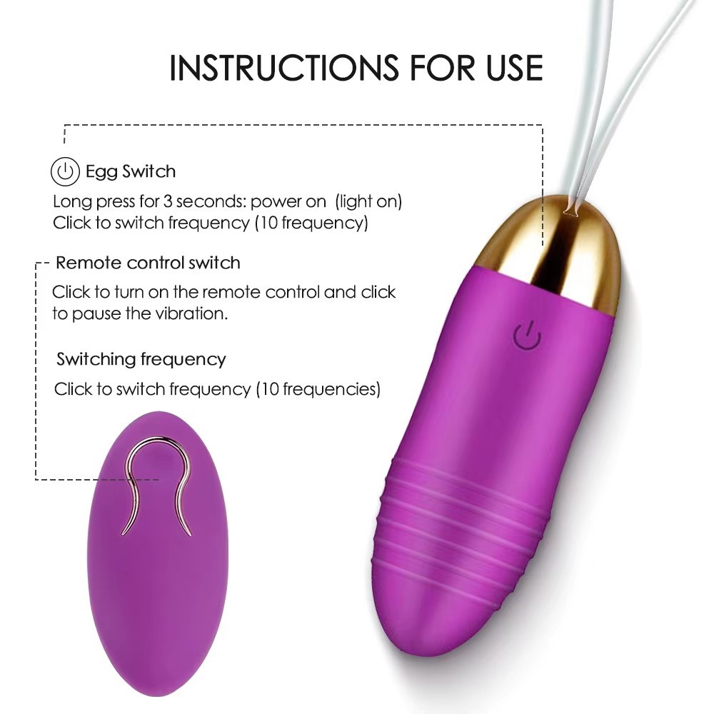 Remote-Controlled Wearable Vibrating Anal Plug, 10 Frequencies, Rechargeable Silicone, Pink - Image 4
