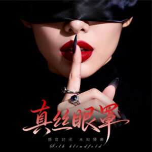 Jiuai SM Silk Jacquard Eye Mask Bondage Blackout Set Adult