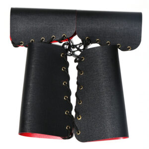 Flying Fish Wrist and Leg Restraint Set in Gold Faux Leather for Adult Couples