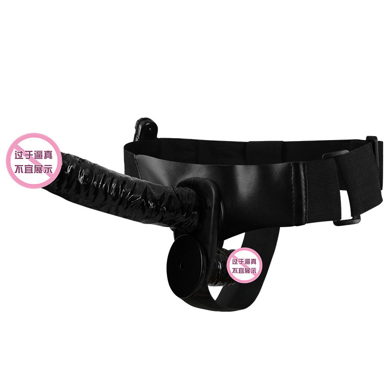 Wearable Silicone Dildo Underwear with Remote Control Vibrator, Black - Image 5