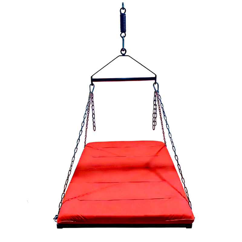 Metal Bondage Swing with Leather Seat for Couples - Image 5