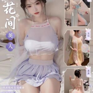 Ancient Fairy Princess Bride Pajamas Female Sexy Han Dynasty Bed Clothes Uniform Retro Bellyband