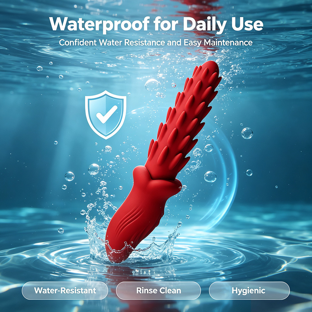 Liquid Silicone Vibrator, 7-Frequency Vibration, USB-C Rechargeable Adult Toy - Image 3