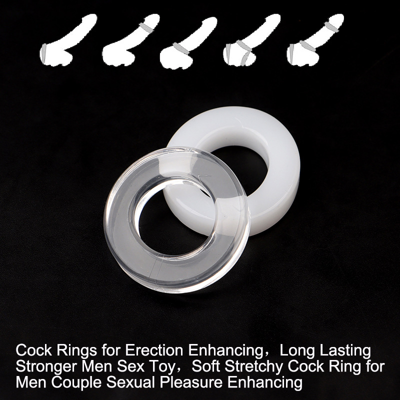 Male Chastity Cock Ring, TPE Sperm-Locking Sun Ring, Manual Adult Toy - Image 4