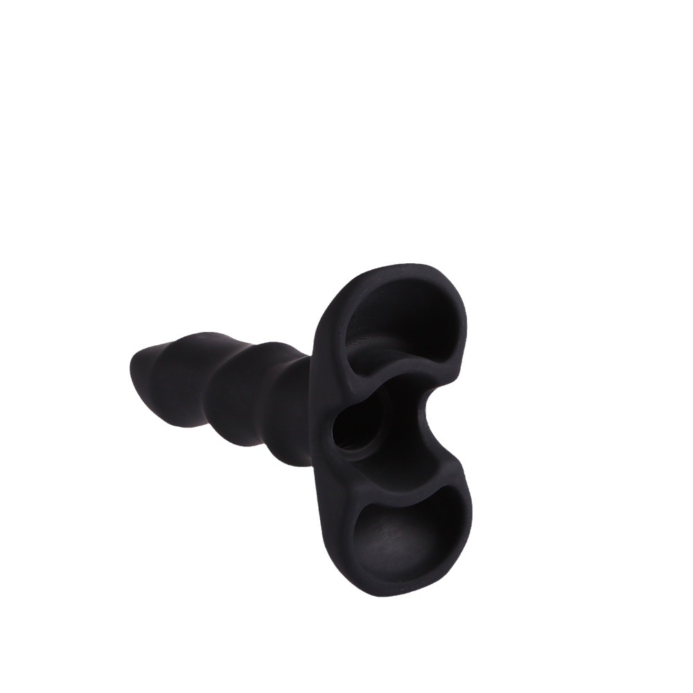 Silicone Vibrating Anal Plug, 10-Frequency G-Spot Stimulation, Black - Image 5