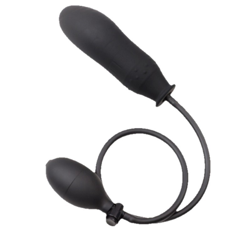 Inflatable Anal Plug Silicone Expander Trainer with Manual Pump Control - Image 5