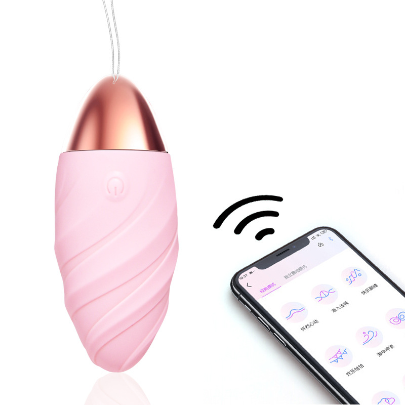 Remote-Controlled Wearable Vibrating Egg for Adults, Silicone, USB Rechargeable, App Control - Image 5