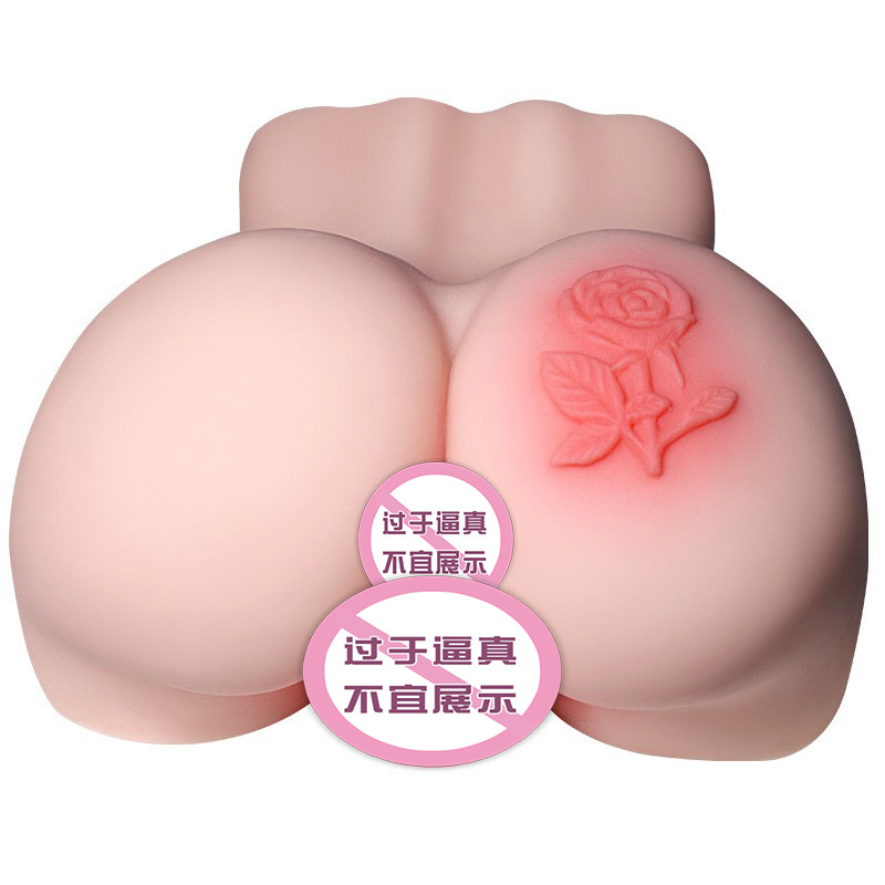 Rose Hip Male Masturbator Manual TPE Aircraft Cup Half-Body Doll Flesh - Image 5