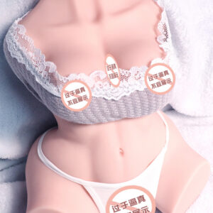 Jiuai Half-Body Male Masturbator TPE Realistic Vaginal and Buttocks Mold Manual