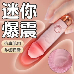 Wearable Remote Control Bullet Vibrator, Silicone Adult Toy, Pink