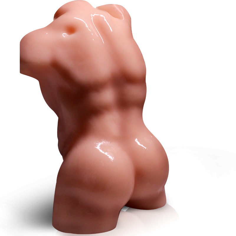 Male Masturbation Device with Vaginal and Buttocks Mold, Manual TPE Aircraft Cup - Image 5