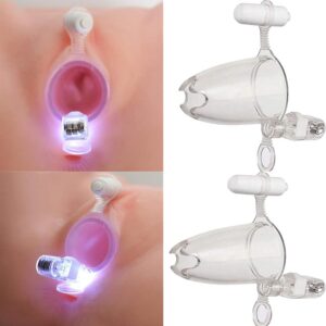 Vibrating Vaginal Speculum Set, 2-Pack ABS Dilator for Adult Play