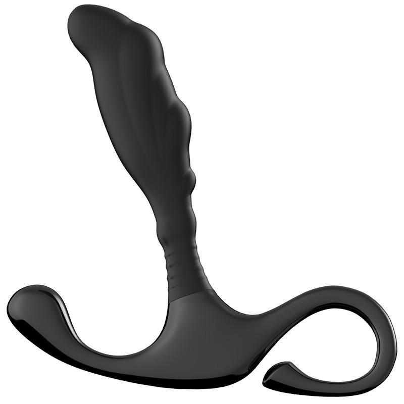 GL-2-2003 Silicone Prostate Massager, Manual Anal Plug, Black - Image 5