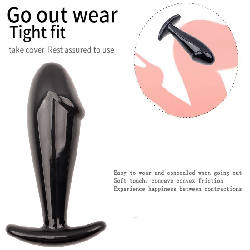 Soft TPE Anal Plug with Realistic Dildo-Style Design, Smooth Beginner-Friendly Dilator - Image 2