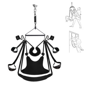 Door Swing Restraint Set with Metal Frame and PU Straps for Couples