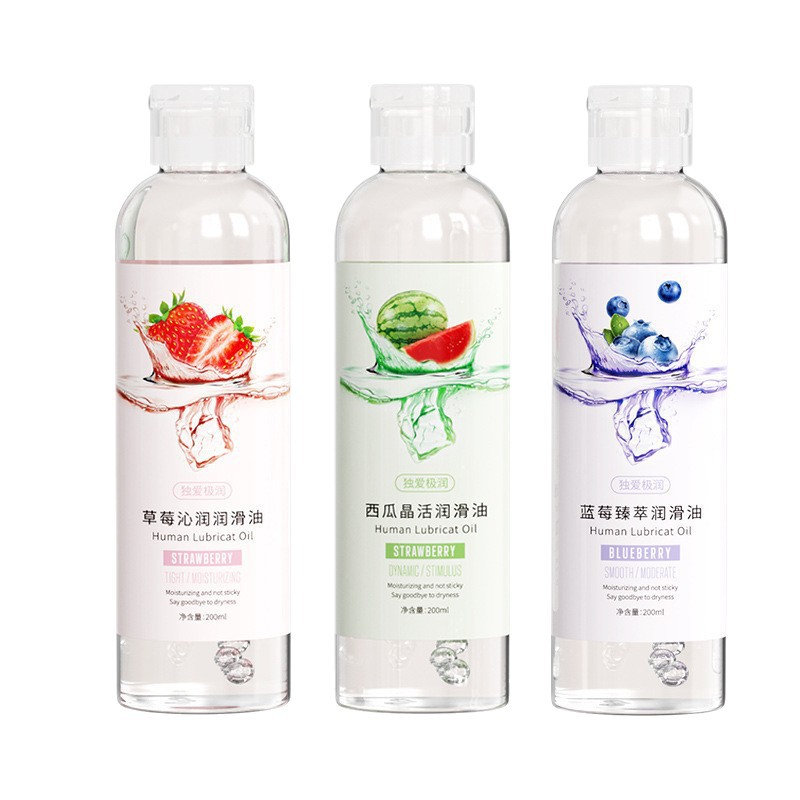 Duaiji Run Fruit Flavor Water-Soluble Lubricant 200ml for Couples - Image 5