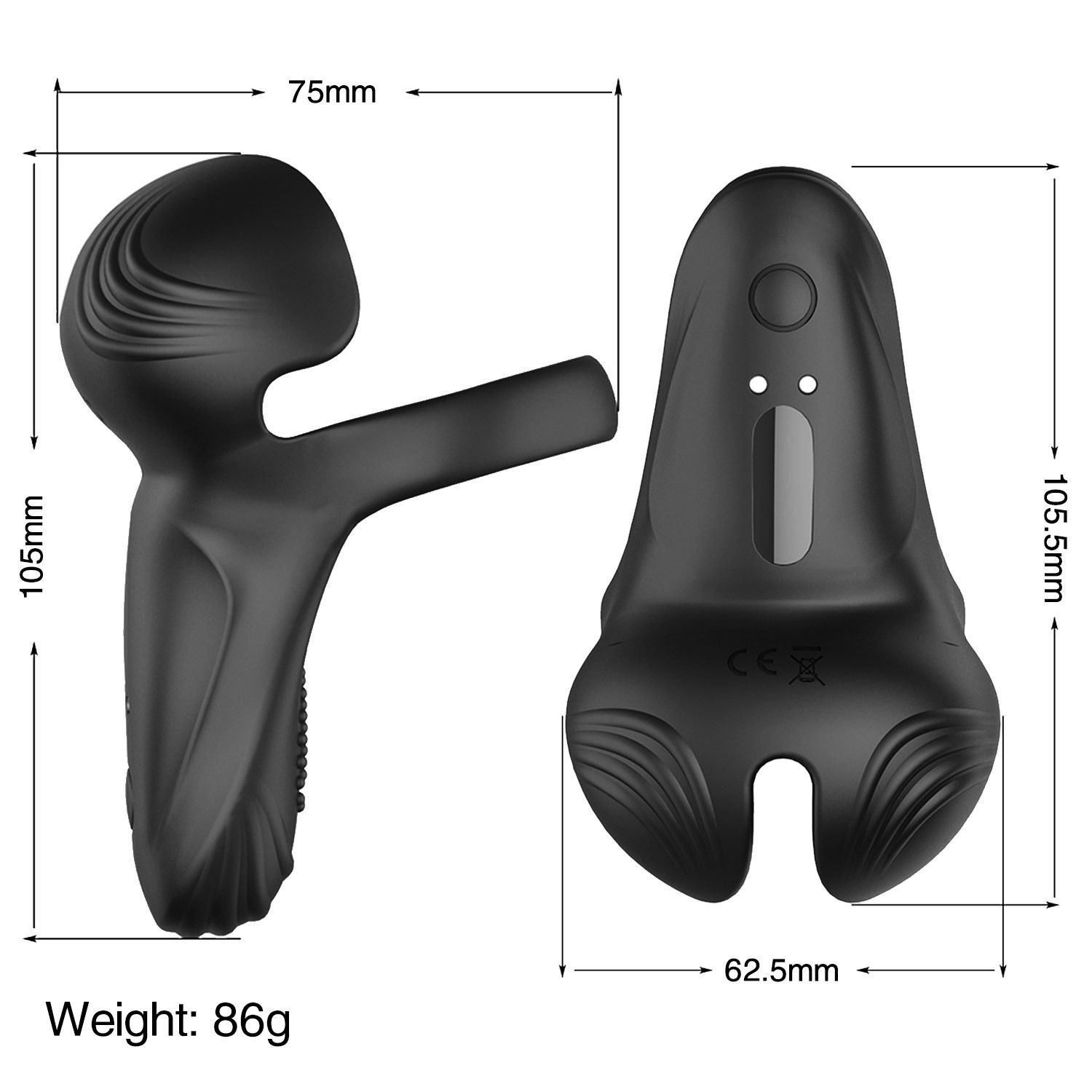 Perona Pleasure Egg Trainer - App-Controlled Silicone Male Sensitivity Trainer - Image 5