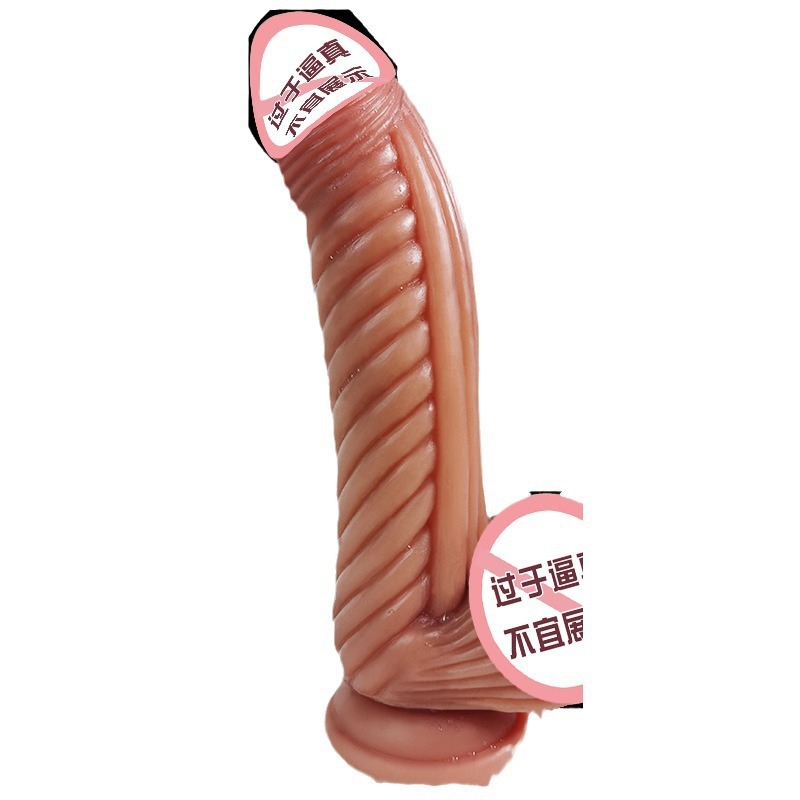 Jiuai Realistic Dildo Insertion Toy, Brown, Large Size - Image 5