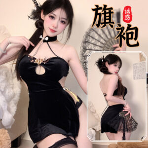 Sailor-Inspired Roleplay Lingerie Set, Exposed-Waist Design, Plus Size Fit