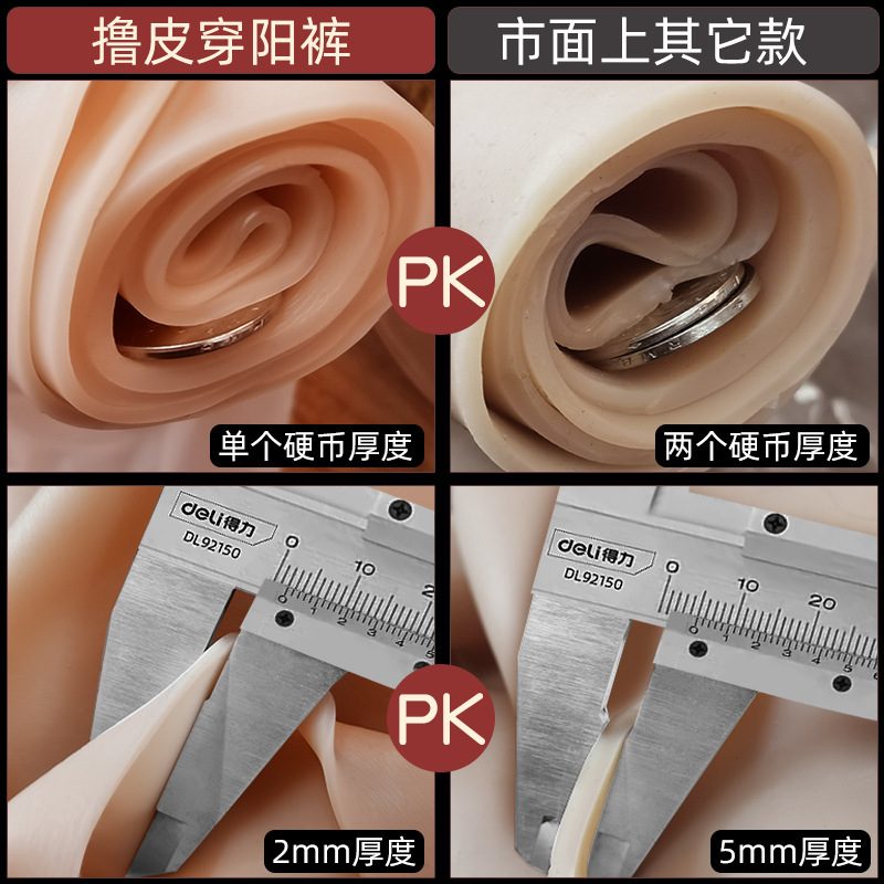 Wearable Silicone Dildo Underwear for Adults, Size S - Image 2