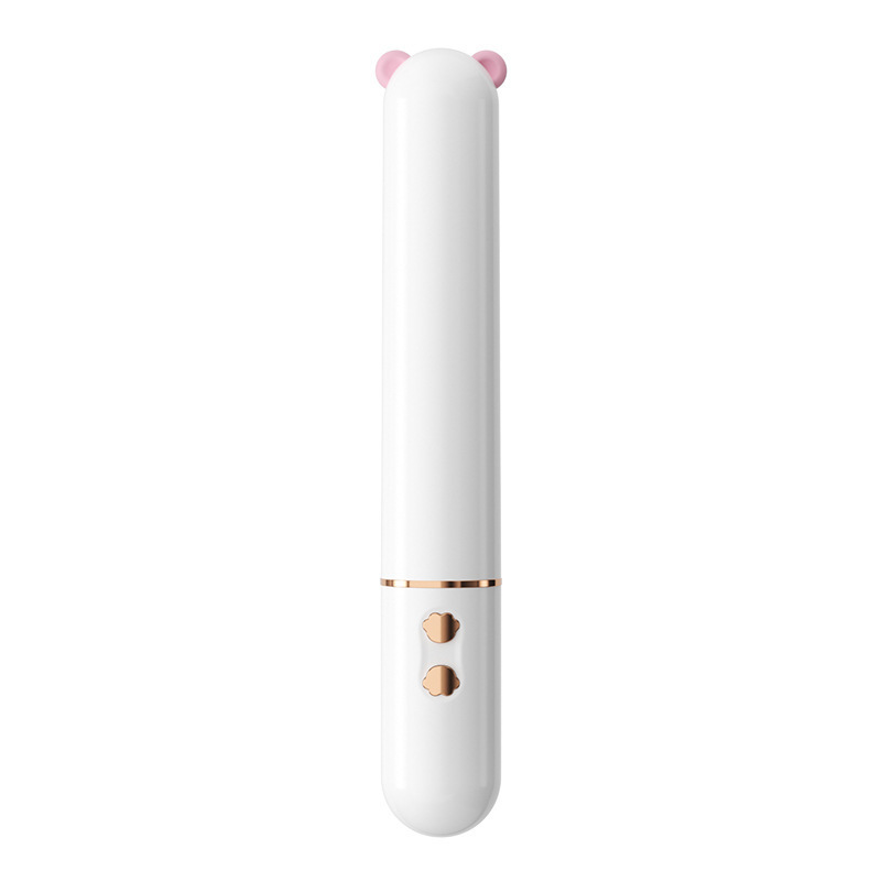 Mystery Pudding Bear Telescopic Cannon Vibrator, Soft Body, Strong Shock, Light Pink - Image 5