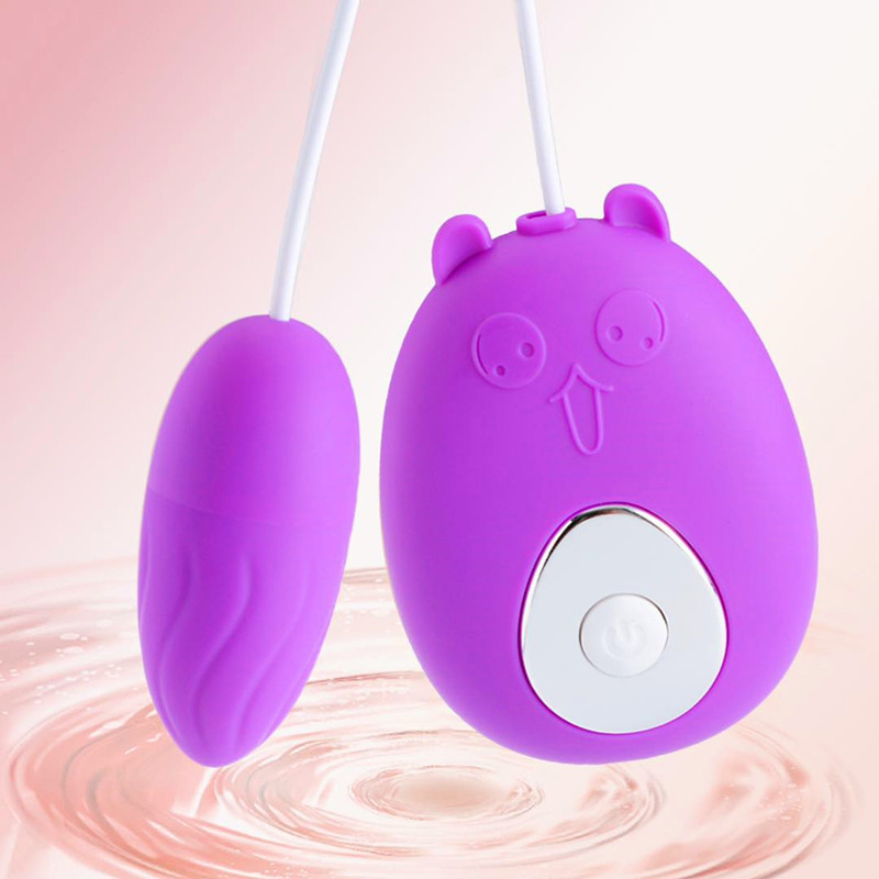 Yattini Adorable Jumping Egg Vibrating Egg Massager with 12 Vibration Modes, Pink - Image 2