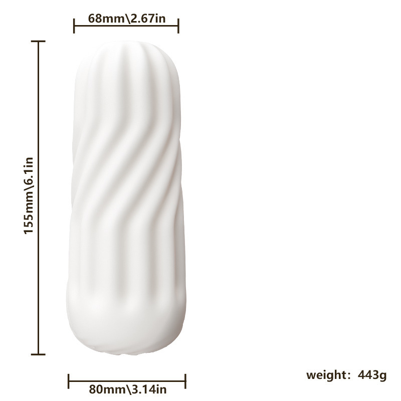 Jiuai Mini Male Masturbation Egg Portable Pocket Masturbator in TPE - Image 5