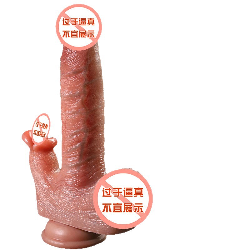 Automatic Insertion Masturbation Device for Women, Liquid Silicone, Brown, Large - Image 4