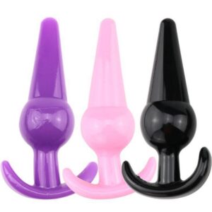 Peak Large Anal Plug, Soft Silicone-Feel Body, Pink One-Piece Design