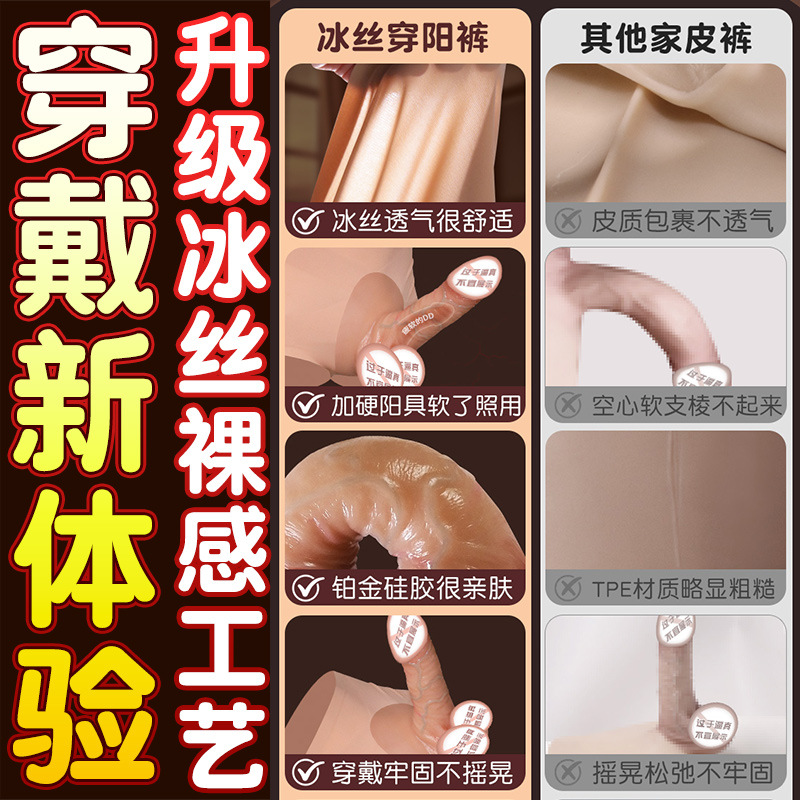 Wearable Silicone Dildo for Adults, Realistic Soft Penis Shape, Insertable Sex Toy - Image 4