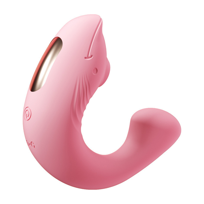 Little Dolphin Mini Vibrator with Suction, App Control, Silicone, Pink - Image 5